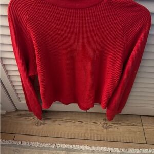 Madewell waffle knit top NWOT